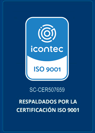 Respaldados por la certificación ISO 9001